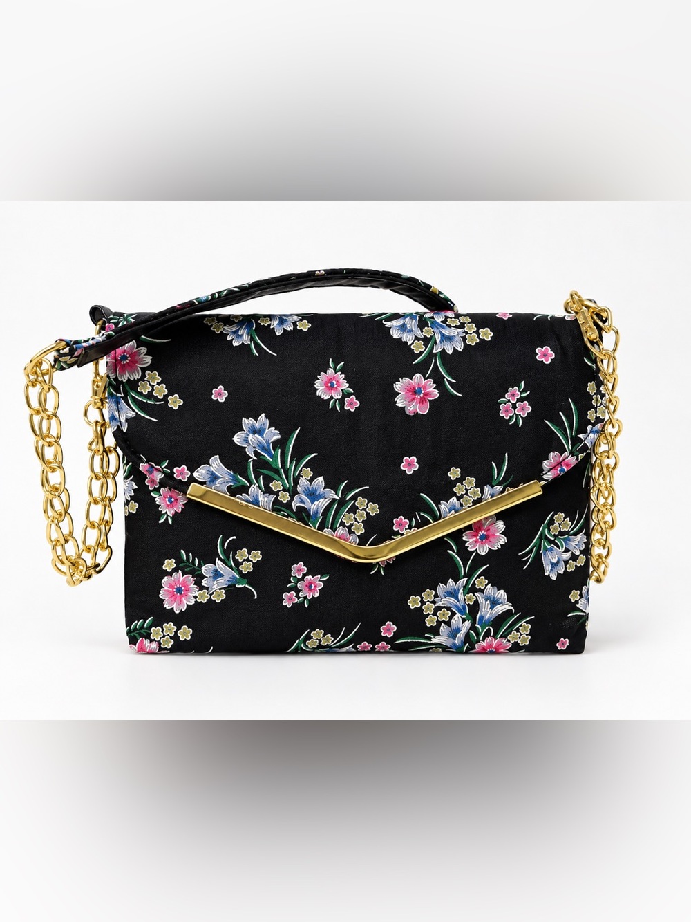 Hmong Floral Clutch